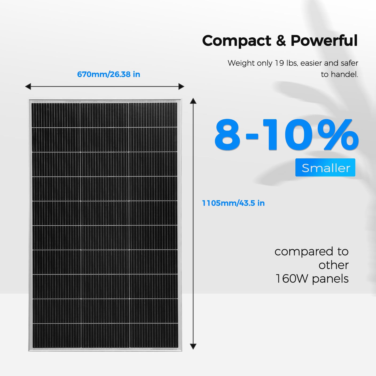 300W Balkonkraftwerk Komplett Steckdose Plug & Play, 300Watt(2X150W) 18V Solarpanel mit 230V 300W Wechselrichter, Solaranlage Wohnmobil, Photovoltaik Balkon, Solarmodul komplettset