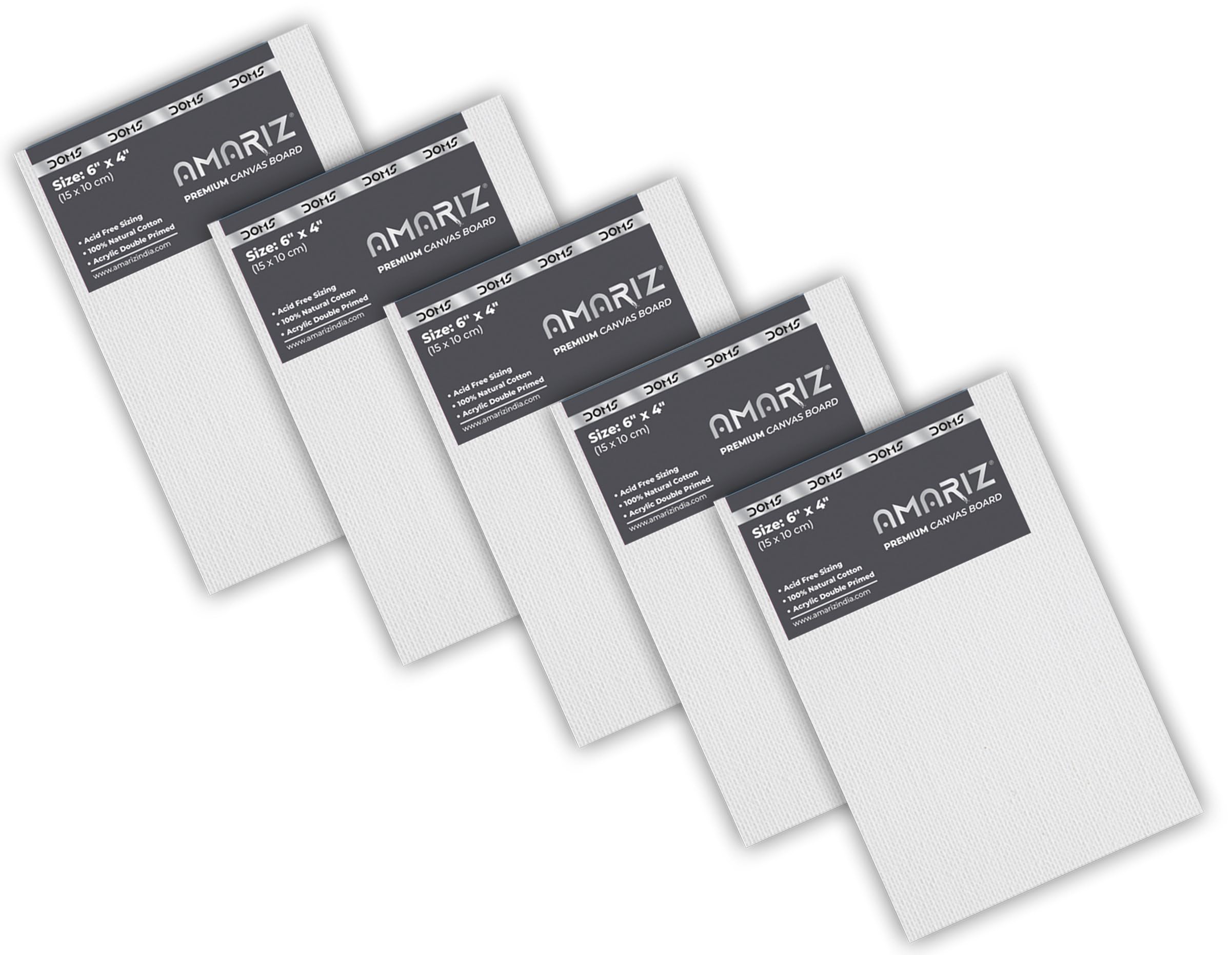 DOMS AMARIZ Canvas Board 6"X4"(Pack of 1)-image-3