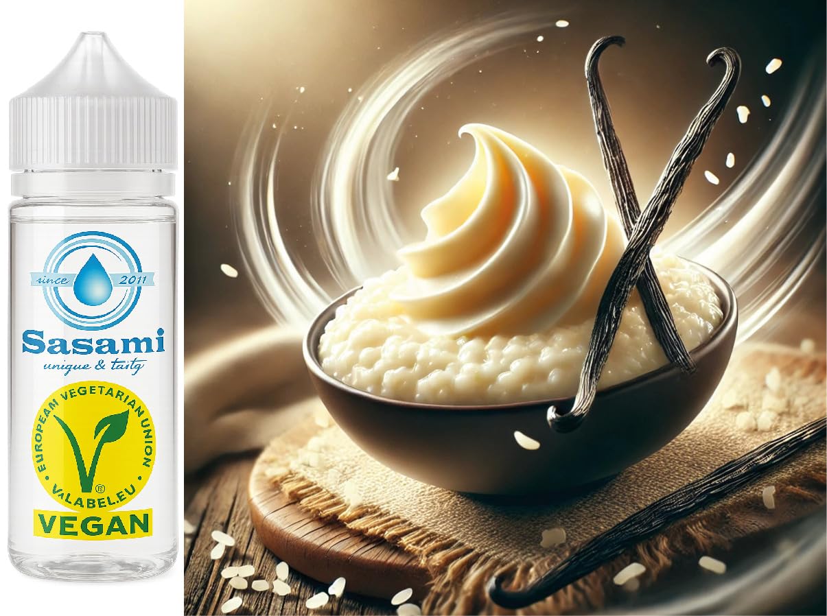 ryż na mleku wanilia Aromat Koncentrat - wegański - Sasami - 100ml