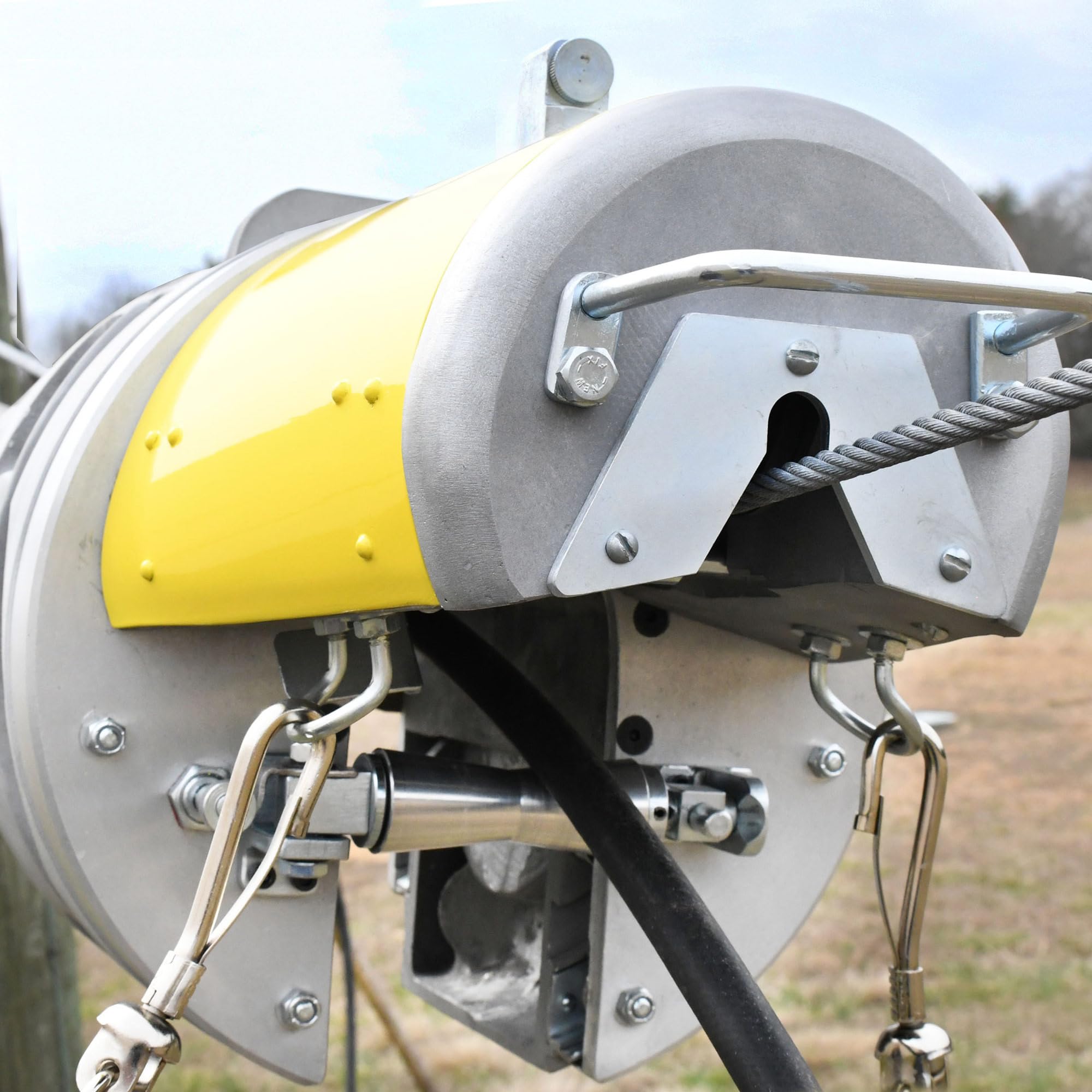 Jameson Spinner-2 Cable Lasher - Aerial Cable Lashing with Stainless Steel Wire, All-Metal Construction, Interchangeable Plates, Reverse Control with Safety Features