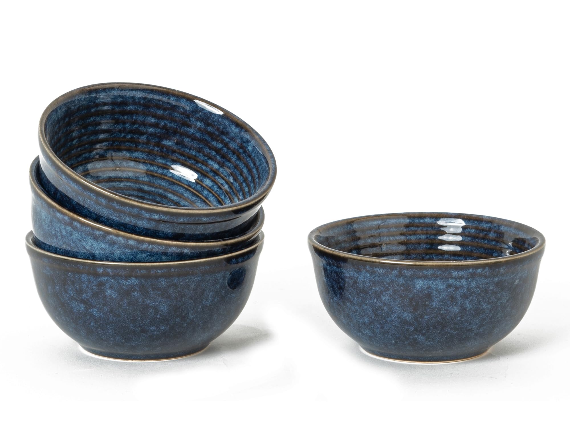 Bodhi House Ceramic Bowl Set - 4 Piece, Feather White -16