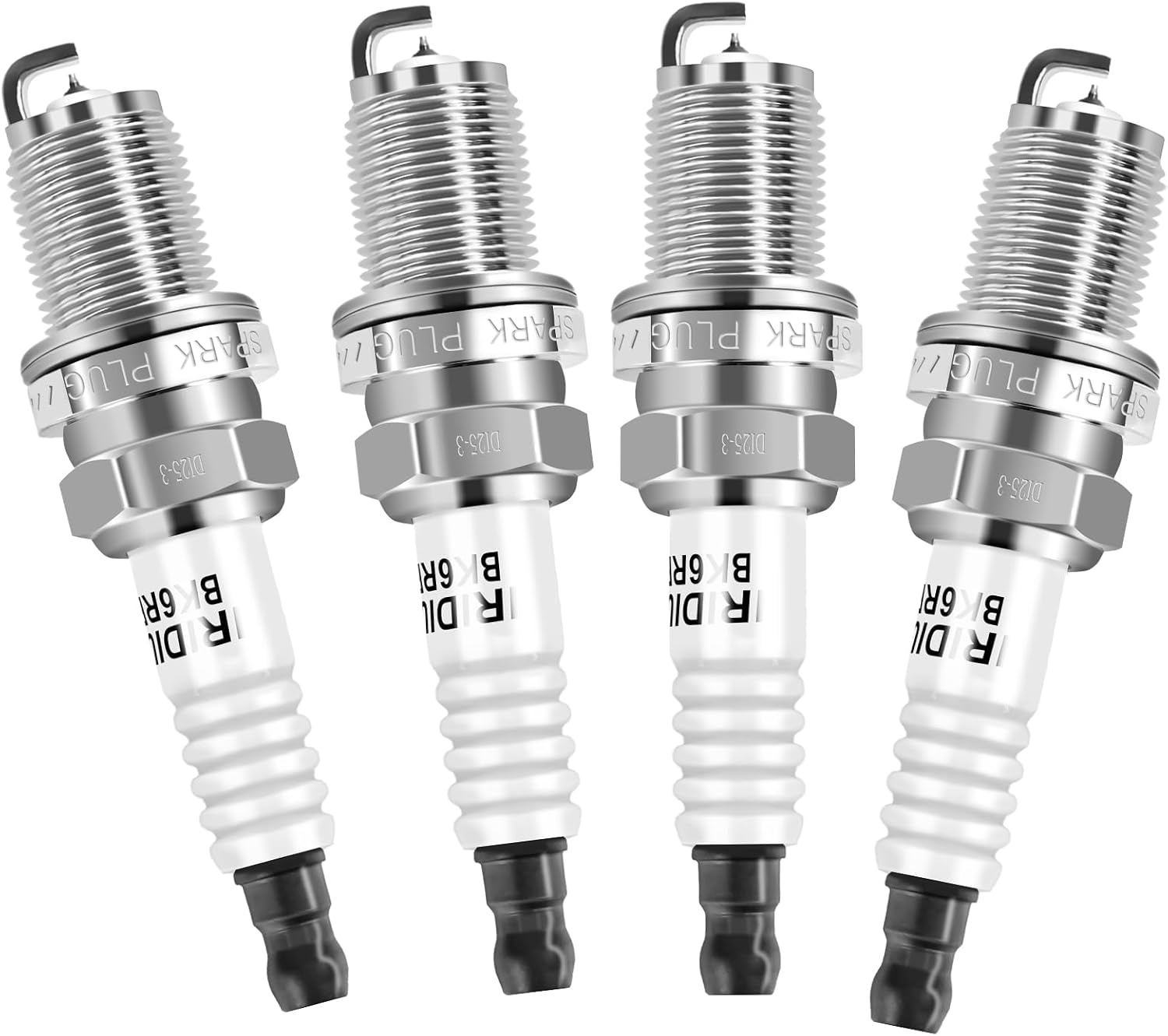 Iridium Spark Plugs 7092 4 Pack Compatible with Audi for A4/A6 for 4Runner for Avalon for Camry for Corolla for Highlander for RAV4 for Sienna for Tundra for CTS for X3 for X5 BKR6EGP