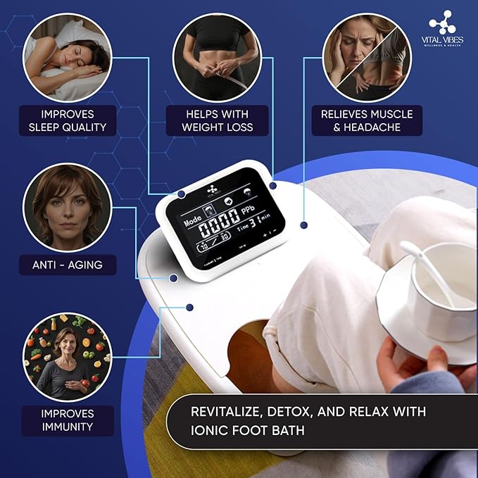 Vital Vibes Ion Cleanse Spa de Pies con Pantalla Táctil miniatura 4