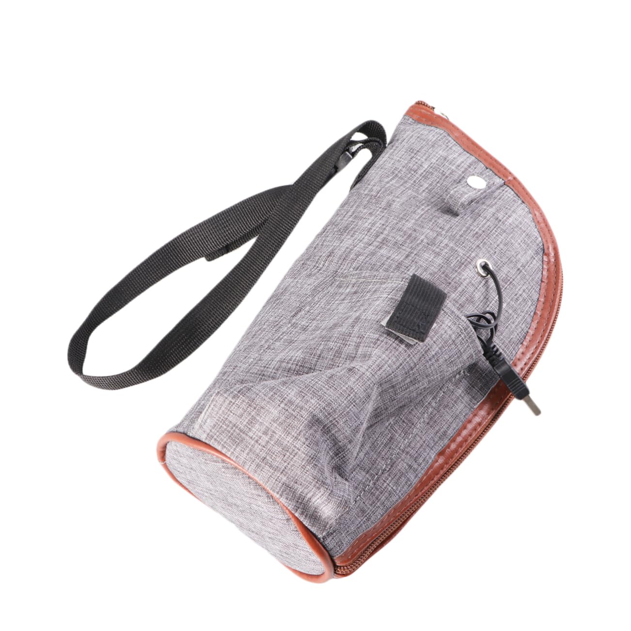 BESTonZON Breastmilk Warmer Portable Car Baby Bottle Warmer Travel Bottle Heater Universal Mini Linear Temperature Controller Grey