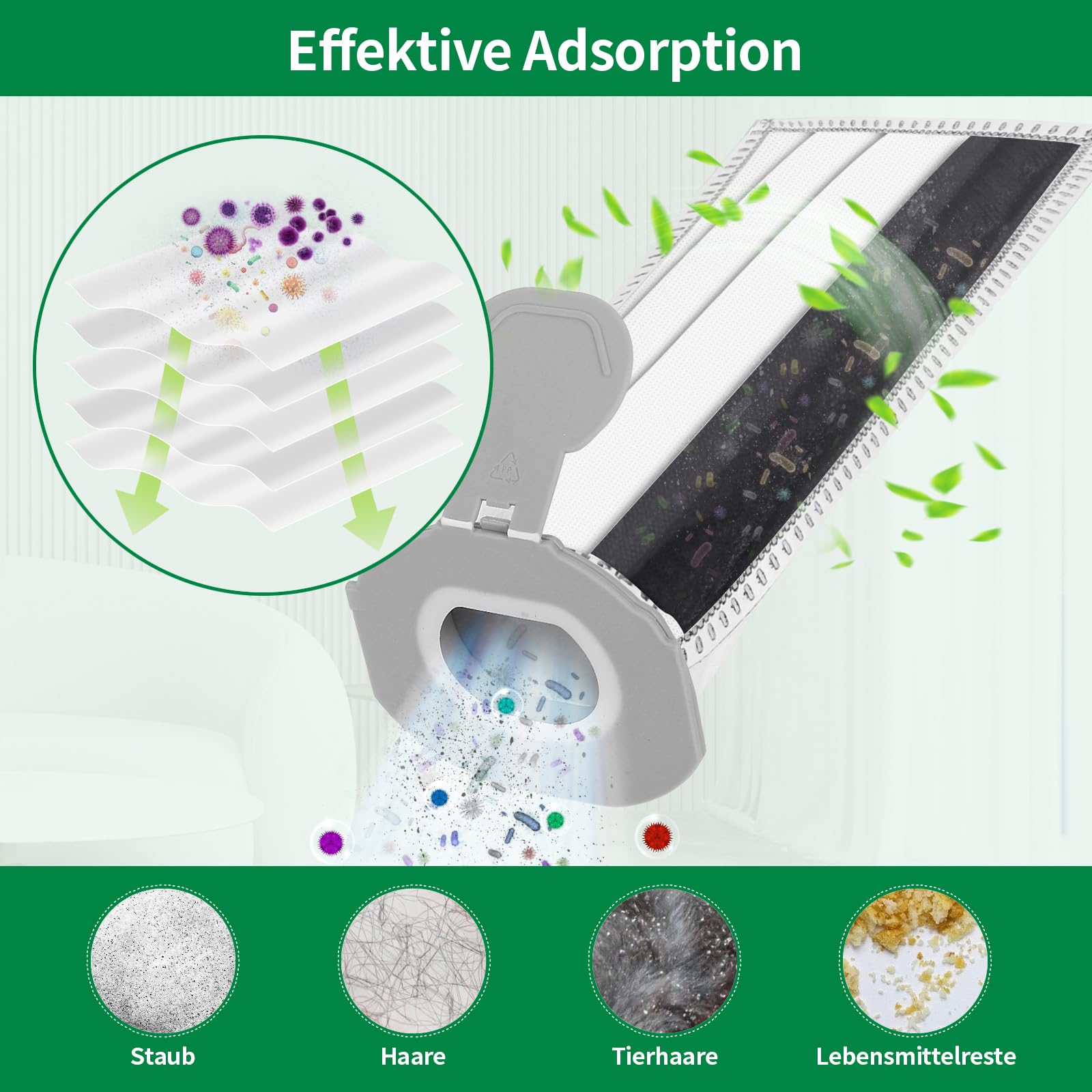 Lot De 12 Sacs Aspirateur Pour Folletto VK7S Sans Fil VK7 FP7 FP7S Avec