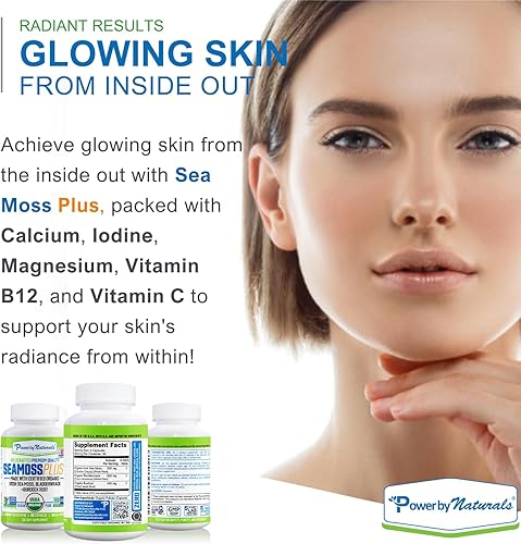 Miniatura 6 de Power By Naturals Suplementos orgánicos certificados de musgo marino Plus con musgo marino irlandés hecho a mano en el desierto chorro de vejiga y