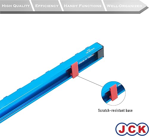 Miniatura 6 de JCK Organizador de enchufes de aluminio de calidad profesional (zócalo de 14") con tira de diseño especial y pernos de posicionamiento giratorio de