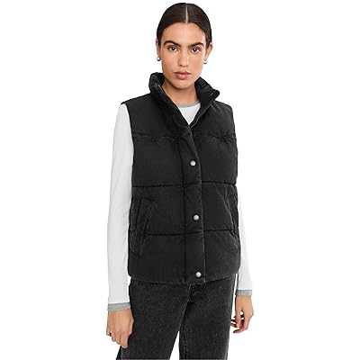 Levis Denim Puffer Vest black wash