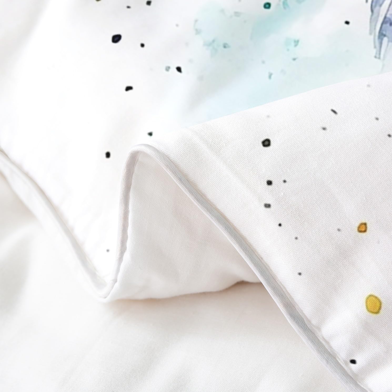 Feelyou Dreamcatcher Duvet Cover 100% Cotton Set Queen Boho Dream Catcher Bedding Bedding Set Bohemian Indian Hippie Feather Print Comforter Cover Set Splash Paint Bedspread Cover 3Pcs,No Comforter