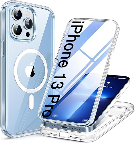 Miniatura 145 de Miracase Glass Series - Funda para iPhone 11 de 6.1 pulgadas, funda resistente de cuerpo completo mejorado con protector de pantalla de vidrio Negro