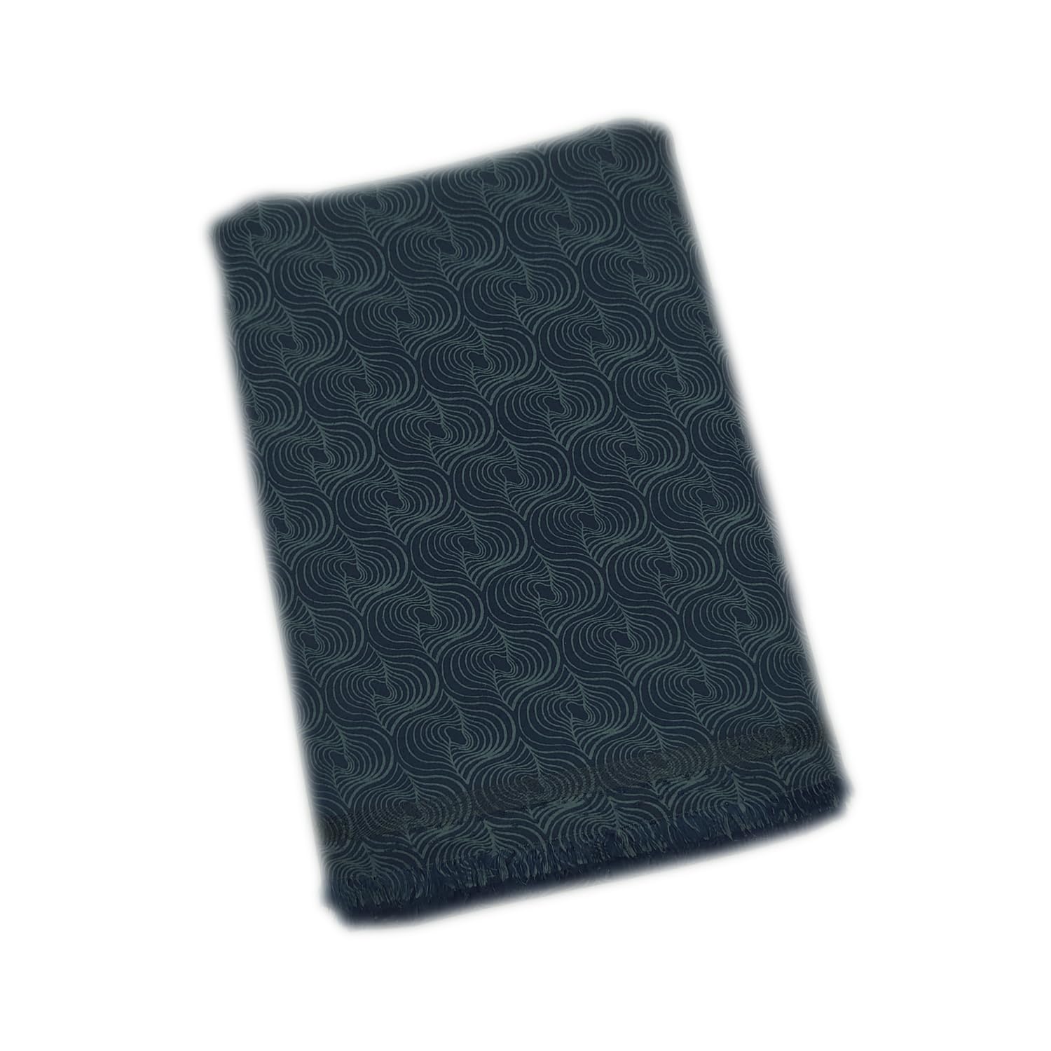 Men's 100% Cotton Printed Unstitched Shirt Fabric | 1.60 Meter (58 Inch Width) | Heavy Premium Soft & Smooth Natural Fiber Cloth | Navy Blue & Green Wave Print Fabric for Shirt Making-image-41