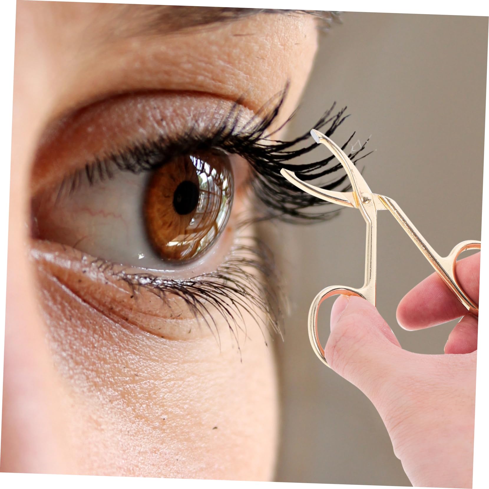 NOLITOY 3pcs Stainless Steel Eyebrow Tweezers Oblique Precision Clips for Eyebrow Shaping Comfortable Grip for Women Beauty Tools Golden Color