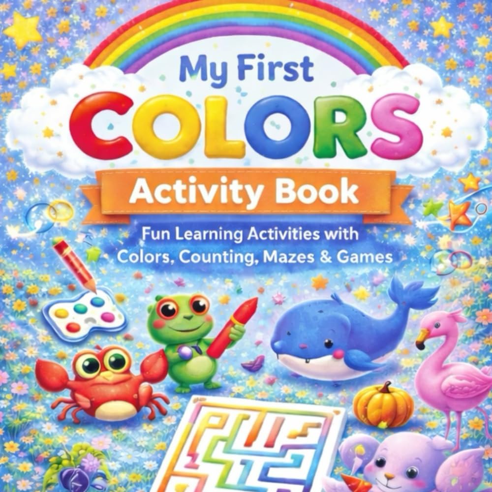 My First Colors Activity Book: Fun Learning Activities for Preschool Kids