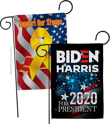 Biden Harris Flag Paquete de bandera del presidente para jardín, votación patriótica, demócrata, partido del té republicano, Estados Unidos, Estados