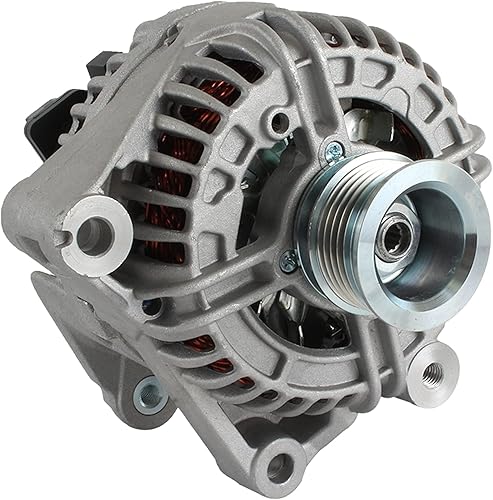 DB Electrical ABO0257 Nuevo alternador compatible con/reemplazo para 2.5 2.5L 3.0 3.0L BMW Z4 (03 04 05 06) 12-31-7-519-618, 0-124-515-105