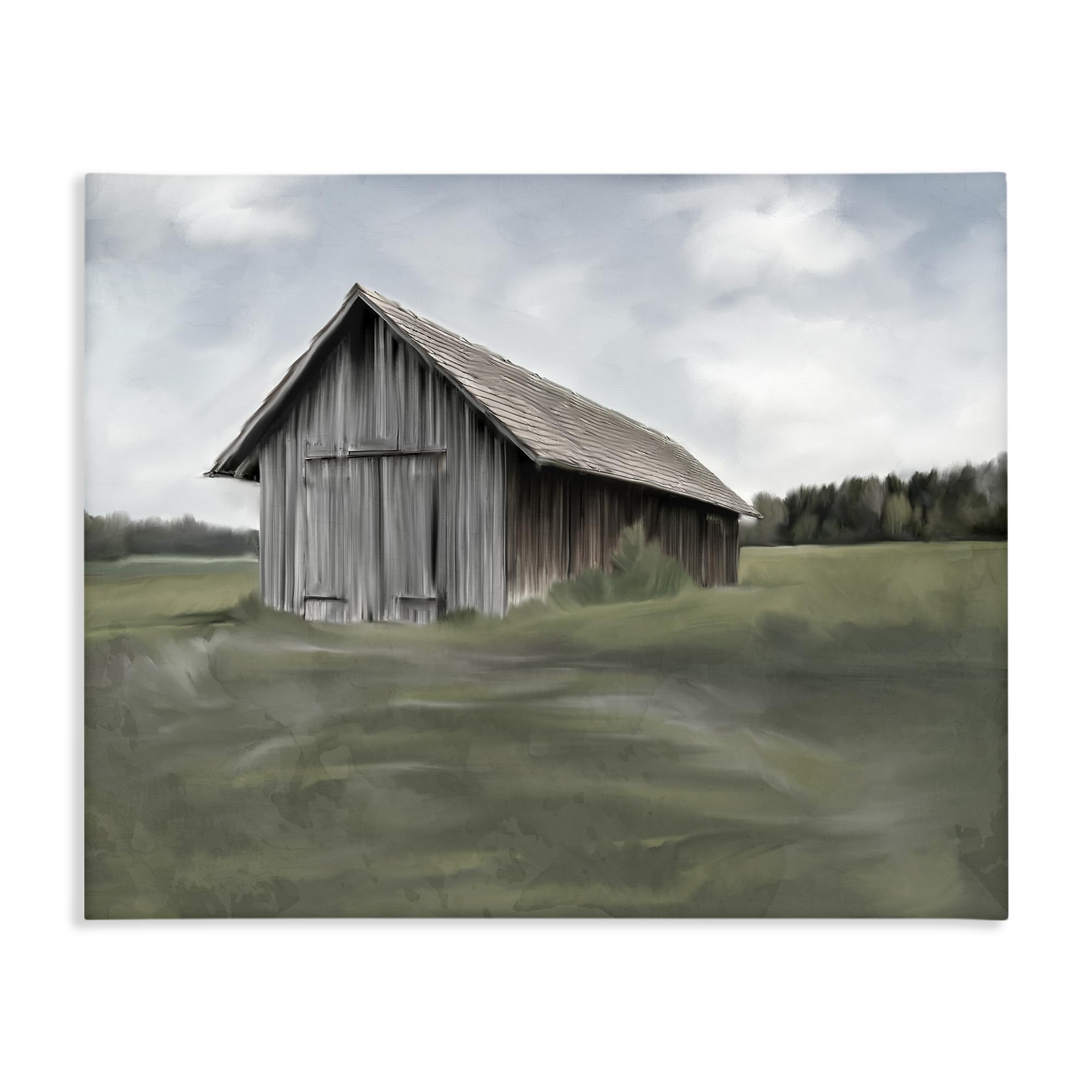 Stupell Industries 'Farm's Back Pasture', Canvas Art, 30 x 24, Ready to Hang Picture Décor, USA Made, By Artist Kim Allen