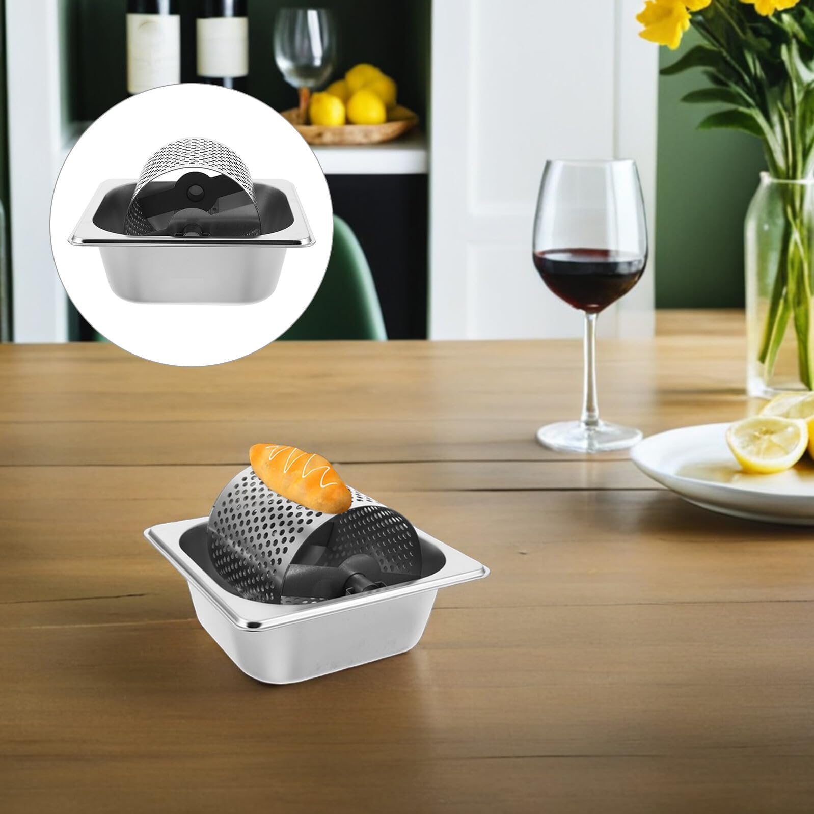 Arricciaburro Acciaio Inossidabile Design Ergonomico, Rullo Multifunzione per Crema e Dolci per Barbecue e Picnic All'aperto