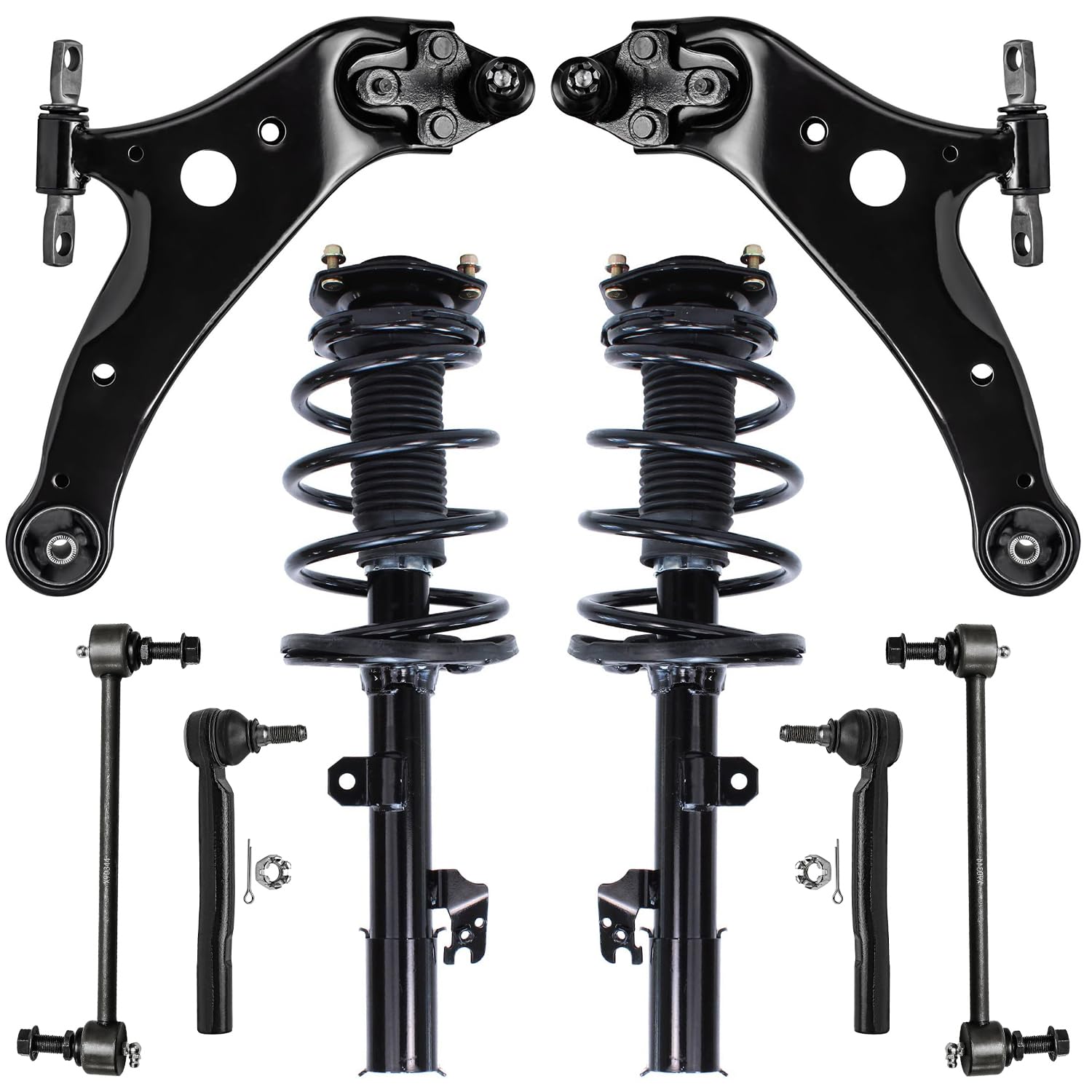 Detroit Axle - FWD 3.5L Front Suspension Kit for Toyota 08-11 Highlander
