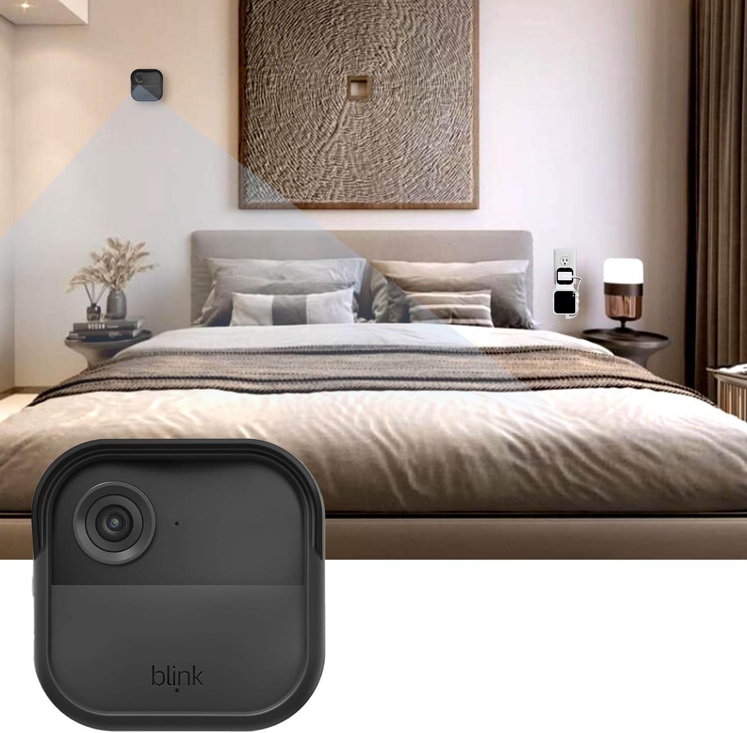Silicone Case Cover for Blink Outdoor 4 (4th Gen) - Weatherproof, Anti-Scratch, Full Camera Protection, 6Pack(Black)