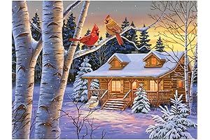 500 Piece Winter Wonderland Jigsaw Puzzles for Adults by Bits and Pieces