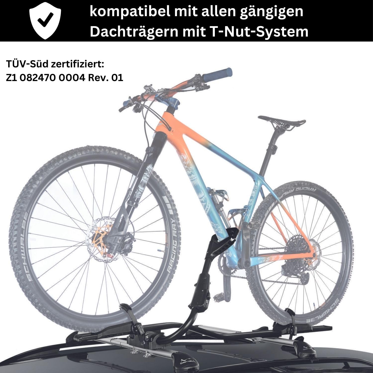 Portabici A Sgancio Rapido Forchetta Portabici Auto Portabiciclette Per Auto