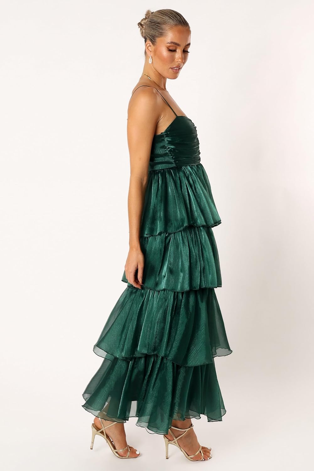 Petal & Pup Womens Jace Tiered Maxi Dress - Image 2