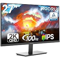 KOORUI Monitor 27" QHD, Pannello IPS