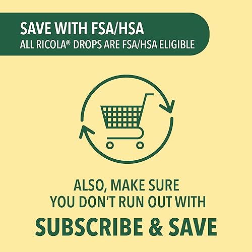 Miniatura 9 de Ricola Gotas de hierbas originales para la tos 45 gotas fórmula de hierbas naturales suizas única con mentol para un alivio eficaz de larga duración