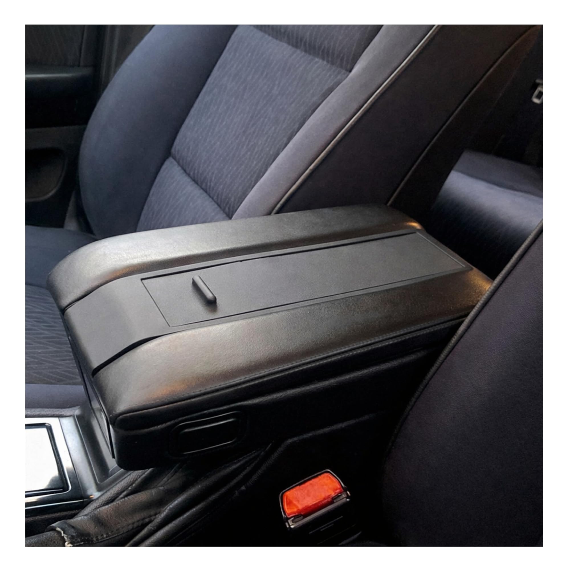 Compatible with BMW E38 Armrest Box Organizer Phone Cradle Replacement | Storage Organizer Box, Replaces E38 Armrest Phone Cradle, Direct Fit Interior Accessory, Easy Install