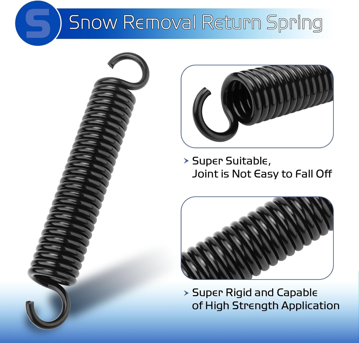 14 1/2" Snow Plow Trip Spring Replacement for BOSS Snowplows MSC01509 1304715 Snow Plow Parts Accessories