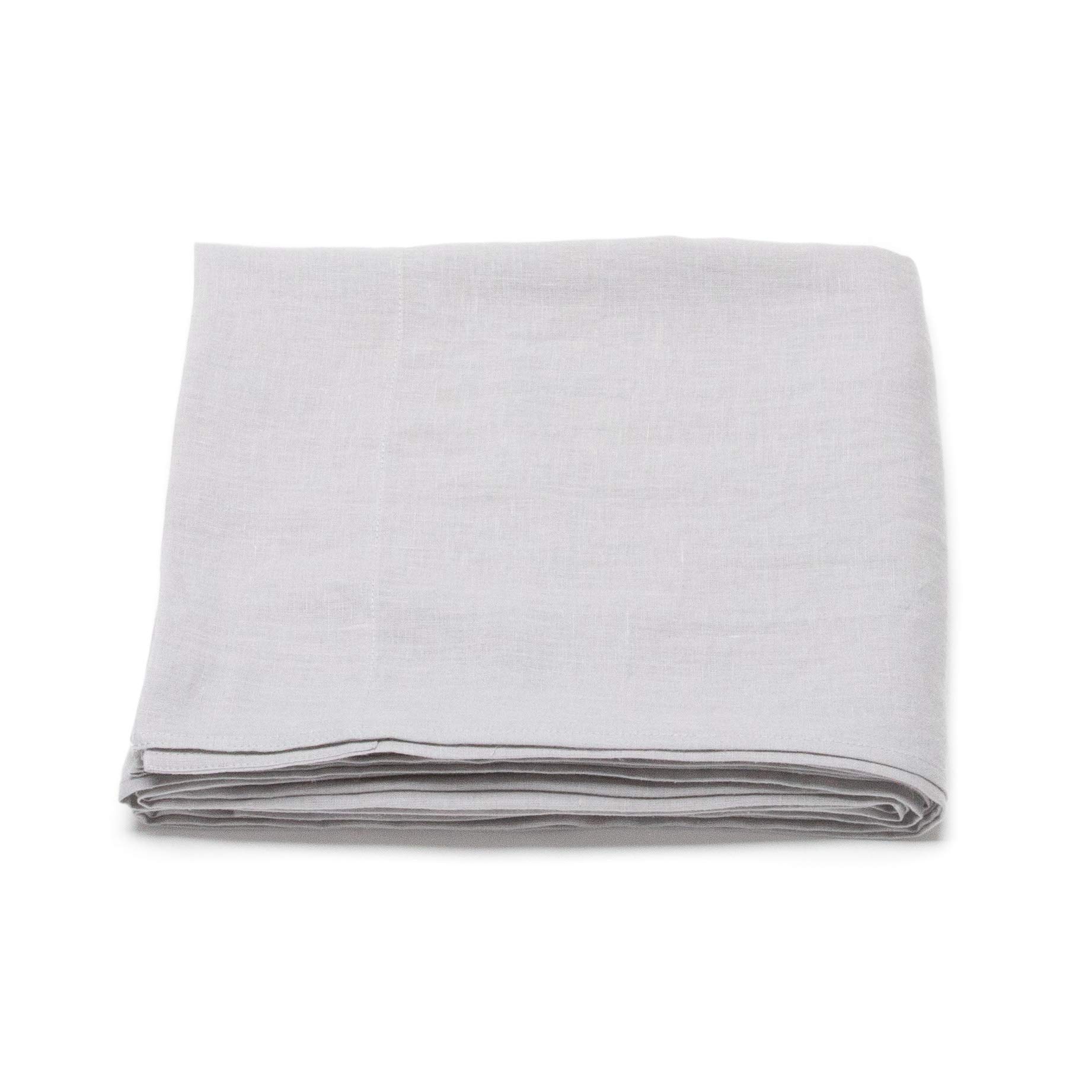 Drap plat en lin de qualité supérieure LinenMe gris 180x275