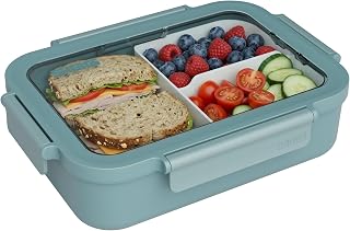 Sigg - NIMO Lunchbox L - Auslaufsicher - Trenner - Mikrowellen- & Spülmaschinengeeignet - BPA-frei - Leicht - Swiss Design - Für Arbeit & Schule - 1.3 L