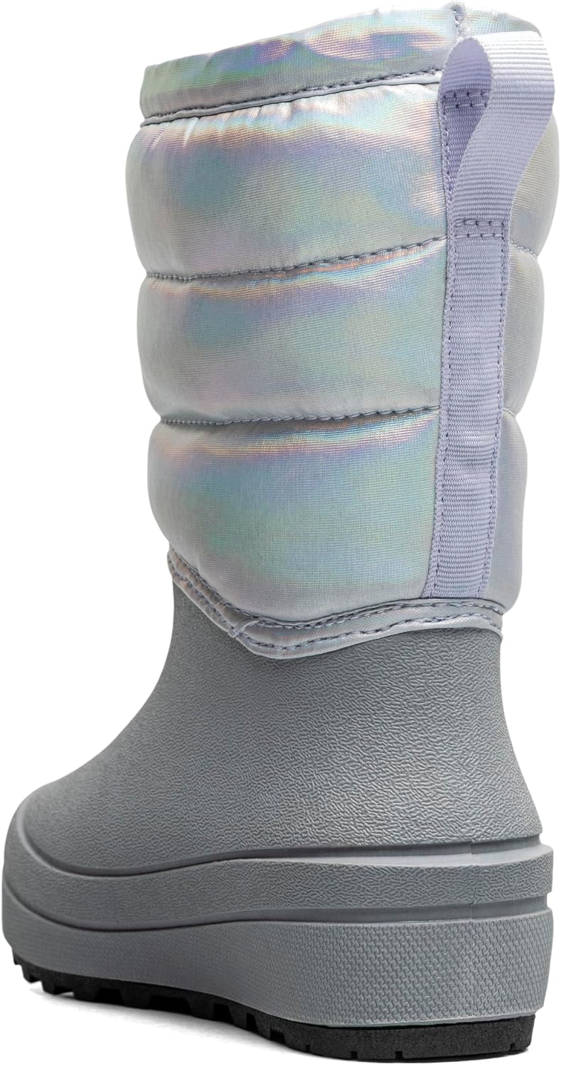 Bogs Kids Snow Shell Zip-Holographic Silver (Little Kid/Big Kid)