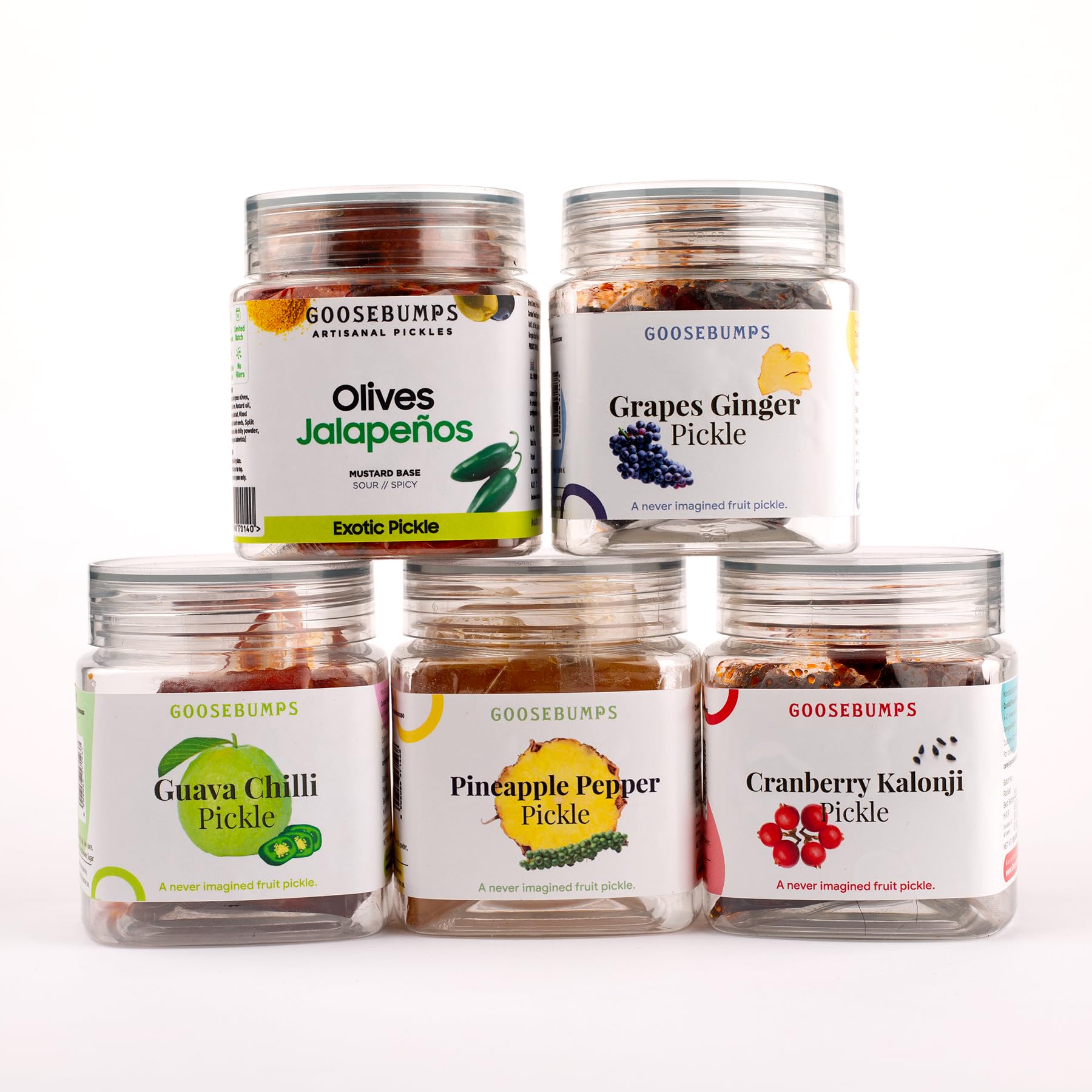 Goosebumps 3 Fruit Pickle Combo | Exotic Pickle (750 GMS, 5, count)-image-46