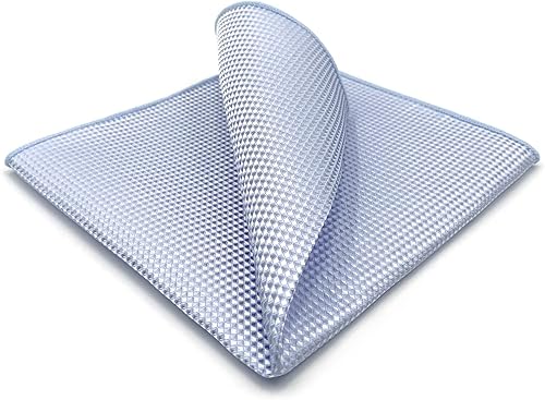 S&W SHLAX&WING Cuadrado de bolsillo para hombre Color sólido liso azul rojo gris grande para traje