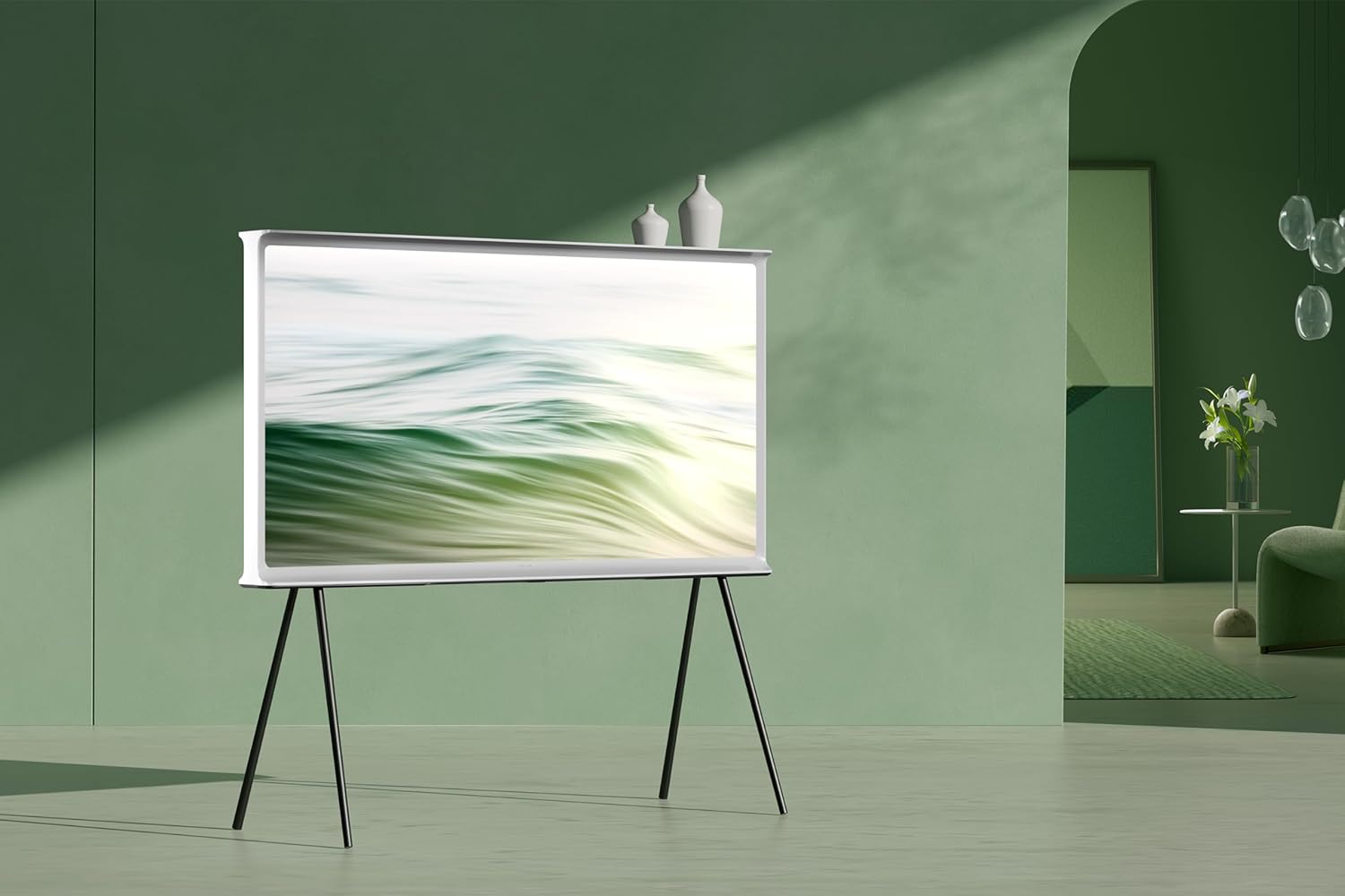 Samsung 65LS01D, 65 inç 165 Ekran, 100 Hz, The Serif QLED 4K Smart TV (2024), QE65LS01DAUXTK