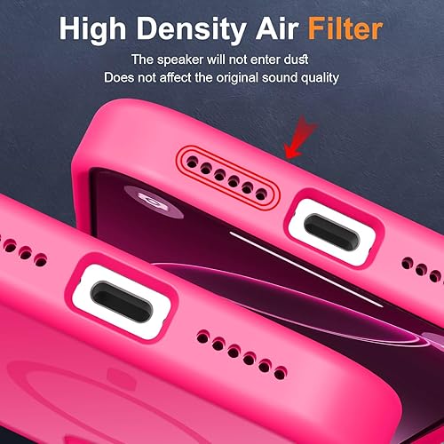 Vista 263 de MOCCA - Funda magnética resistente para iPhone 11 de 6.1 pulgadas, compatible con MagSafe, protector de pantalla de vidrio + protector de lente