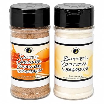 Popcorn Seasoning 2 Pack | Salted Caramel & Butter Flavors