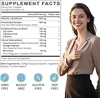 Vista 2 de Cápsulas blandas de glutatión liposomal, absorción mejorada, liberación liposomal, forma activa, L-glutatión, celular, función inmune