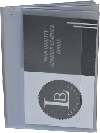 مجموعة من 2 - 6 صفحة البلاستيك إدراج لحمل Bifold Billfold أو Trifolds Top Load