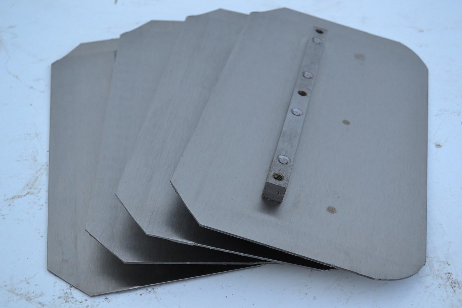 Set of 4 Power Trowel Combo Blades Fits: Allen Whiteman Bartell Wacker 8" x 14" 36"