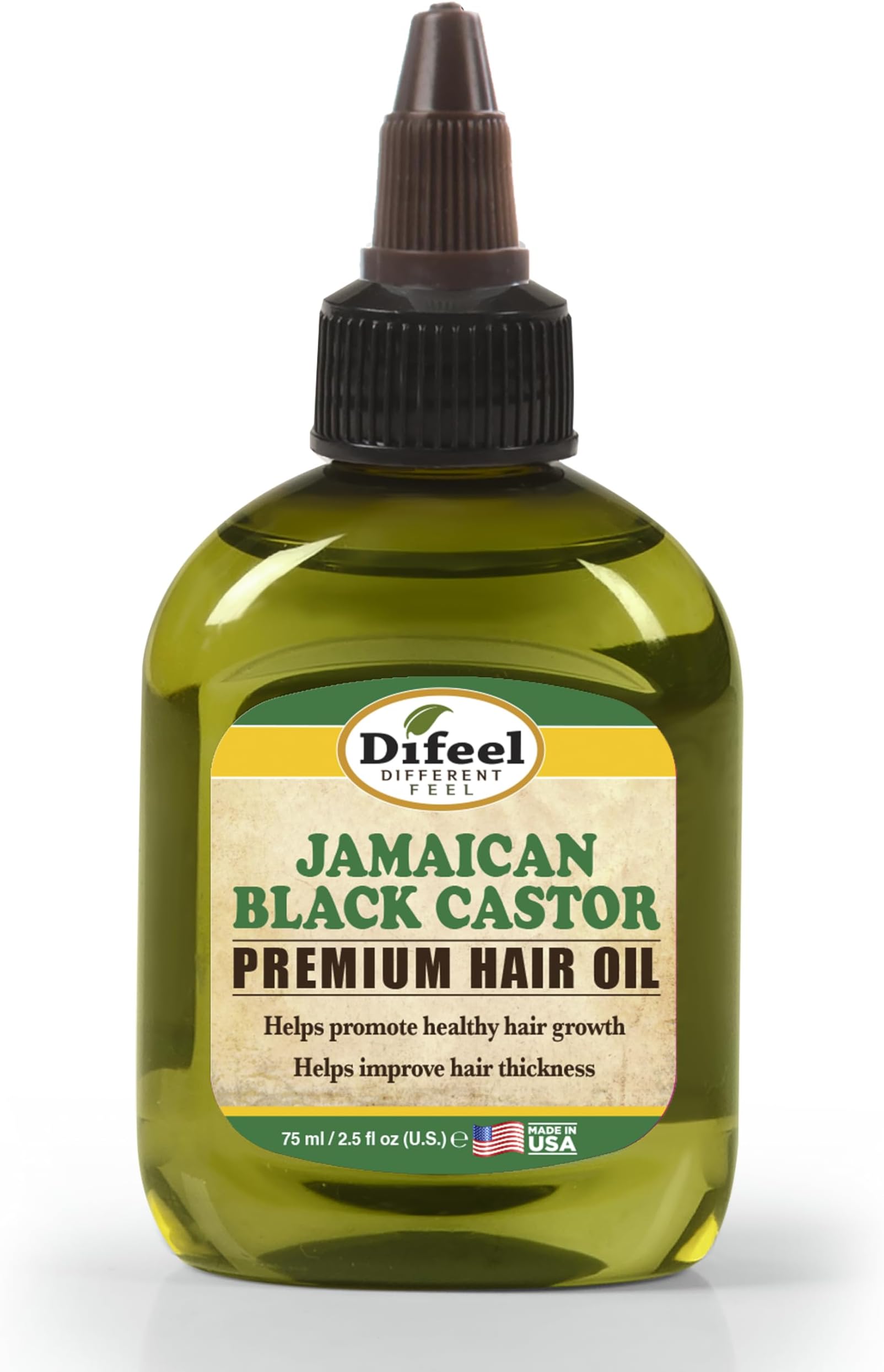 Difeel 99% Natural Premium Hair Oil - Jamaican Black Castor Oil 75ml