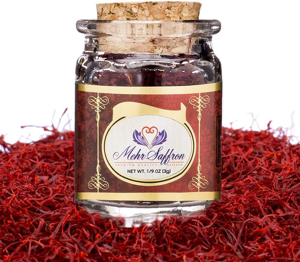 Mehr Saffron, Premium All Red Saffron/1/9 Oz (3 Gram)