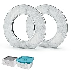 LumoLeaf Replacement Filters for 70oz 2L Pet Water Bowl Coconut Activated Charcoal Filters for Dog Water Dispenser Pack