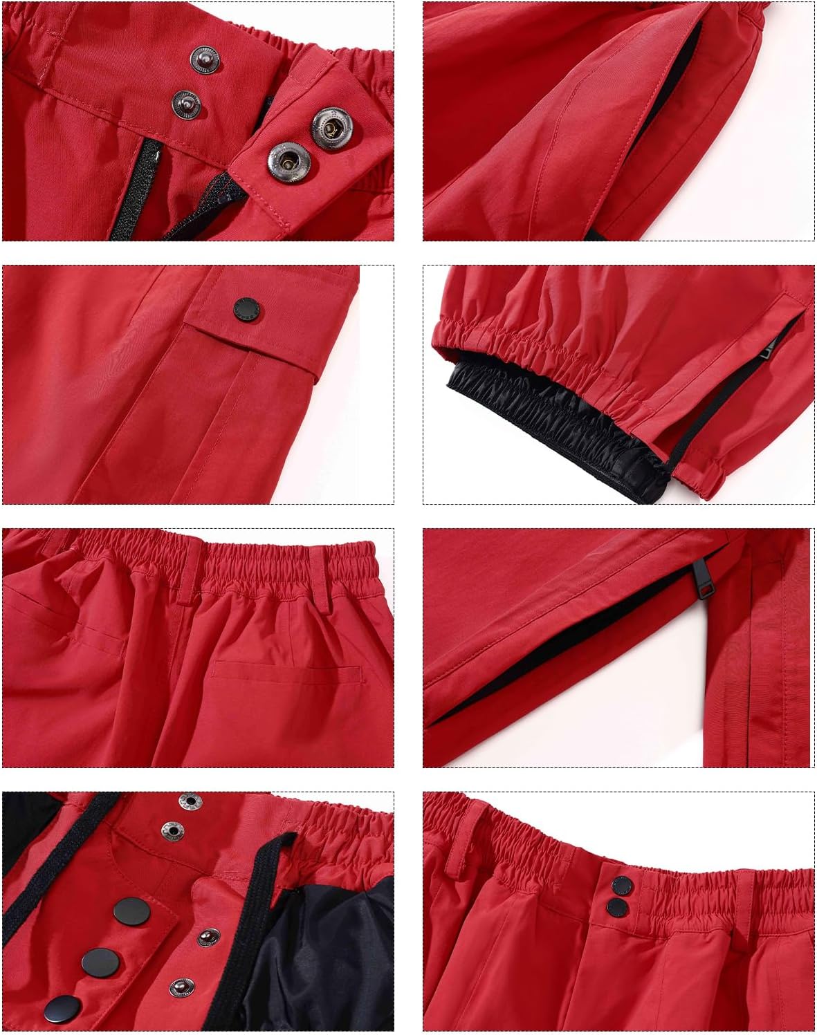 Mens Baggy Cargo Ski Pants Super Baggy Snowboard Snow Pant Women Insulated Loose Pant Sports Waterproof