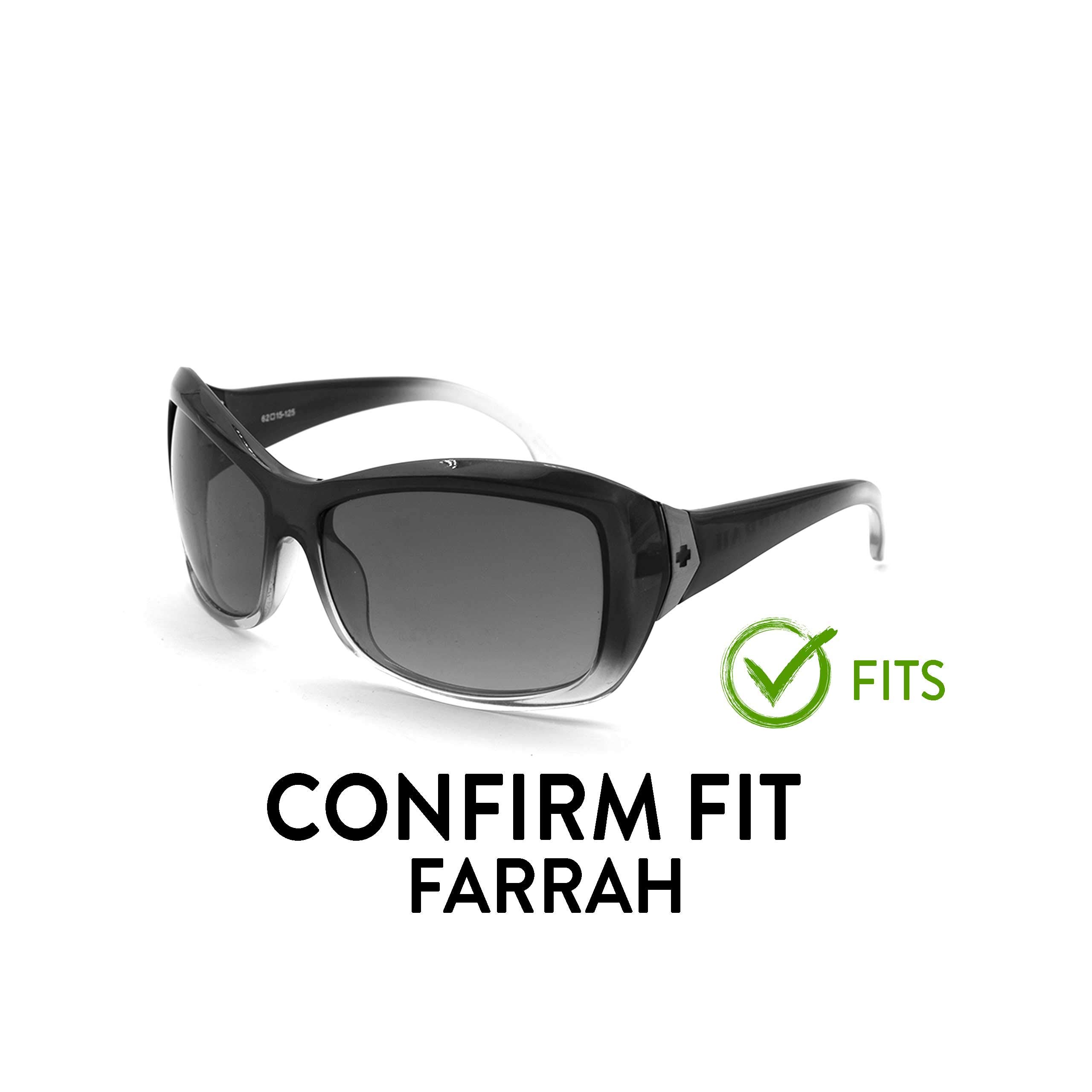 Apex Lenses Polarized Replacement Lenses for Spy Farrah Sunglasses (Black)