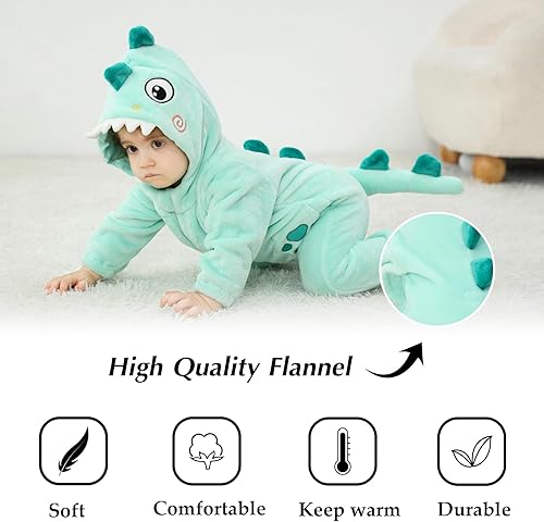 Miniatura 46 de TONWHAR Disfraz unisex de Halloween de animales para bebé y niño pequeño para otoño e invierno