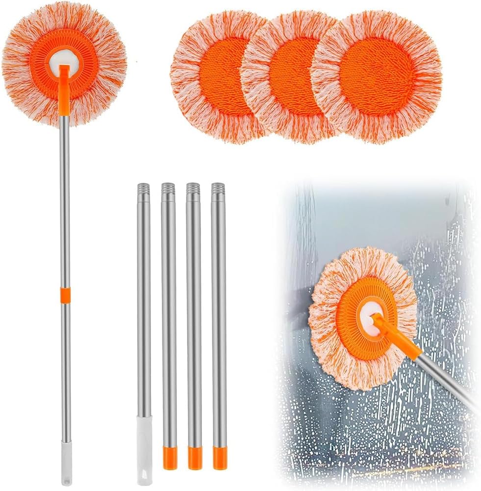 Baseboard Cleaner TAOPE Wall Cleaning Mop, Ceiling Cleaner Tool Duster With 200 CM Wall Mops For Washing Walls