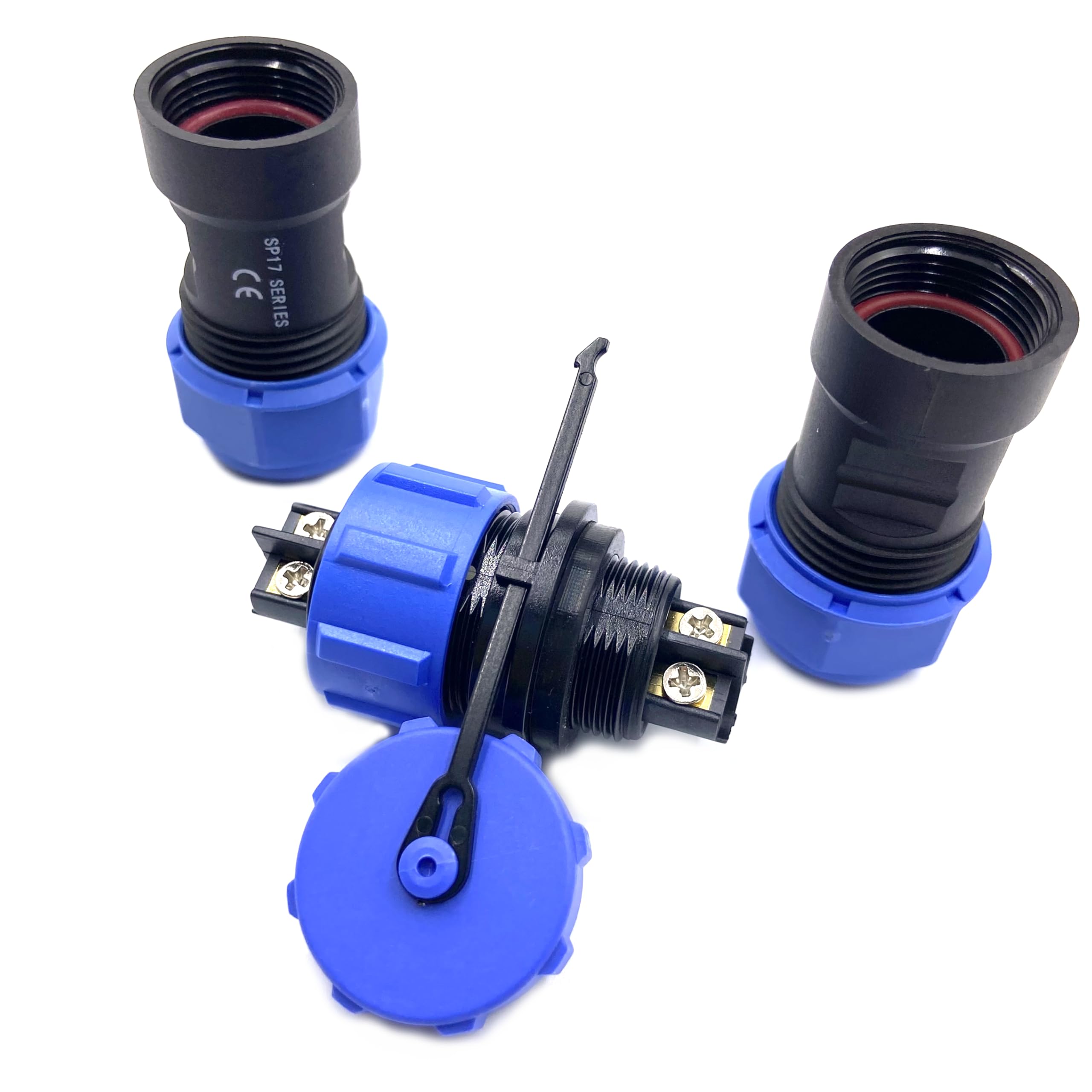 SP17 2-poliger Luftfahrtstecker – IP68 Wasserdicht & Staubdicht, 500V / 10A, Lötfreier Schraub-Crimp, Flanschmontage – Für Außenlampen & Robuste Verbindungen Schraub-Crimp Stecker 500V 10A SP17 2-poliger Luftfahrtstecker – IP68 Wasserdicht & Staubdicht, 500V / 10A, Lötfreier Schraub-Crimp, Flanschmontage – Für Außenlampen & Robuste Verbindungen Schraub-Crimp Stecker 500V 10A