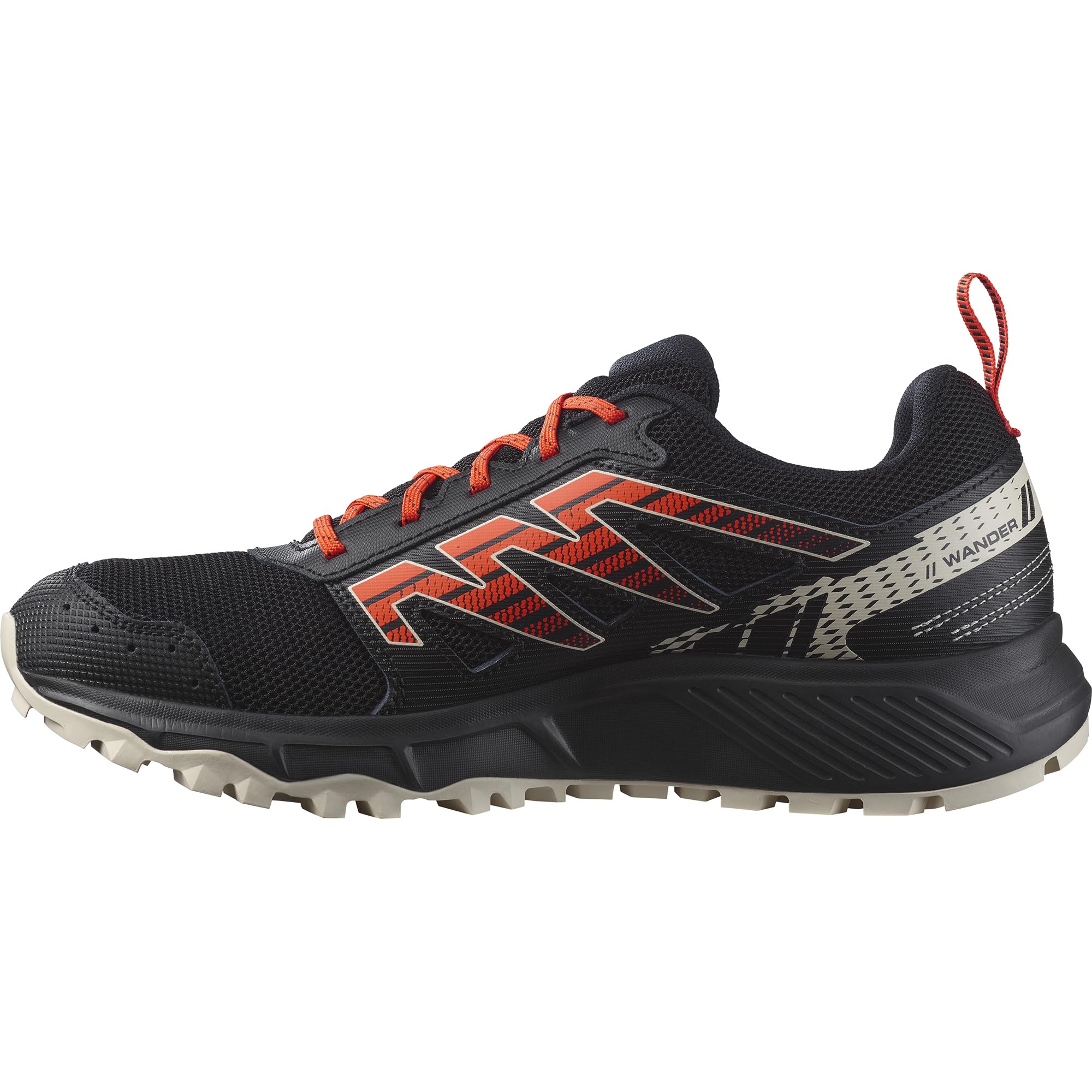 Salomon Wander Zapatillas de Trail Running Senderismo para Hombre, A punto para el aire libre, Comodidad mullida, Sujeción del pie segura